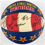 1990's Harlem Globetrotters Team Signed Basketball with Curley Boo Johnson and Paul Showtime Gaffney and Others