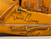 Banks Signed Wilson A2000 Store Model Glove - Ernie Banks Mr. Cub