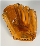 Banks Signed Wilson A2000 Store Model Glove - Ernie Banks Mr. Cub