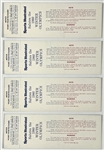 Complete Set of 8 FULL Tickets from the 1980 “Miracle on Ice” U.S. Olympic Hockey Team Games