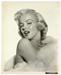 Pair of 1953 Marilyn Monroe Stunning Studio-Issued Glamour Photographs