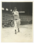 Collection of Four George Burke Original News Service Photographs of Nellie Fox, Moe Berg and Charlie Berry