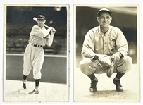 Collection of Four George Burke Original News Service Photographs of Nellie Fox, Moe Berg and Charlie Berry