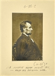Collection of Six Photographs of Abraham Lincoln, John Wilkes Booth and The Ford's Theatre – Incl. Meserve Print - Vintage Prints from the Lloyd Ostendorf Collection