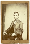Collection of Six Photographs of Abraham Lincoln, John Wilkes Booth and The Ford's Theatre – Incl. Meserve Print - Vintage Prints from the Lloyd Ostendorf Collection