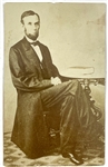 Collection of Six Photographs of Abraham Lincoln, John Wilkes Booth and The Ford's Theatre – Incl. Meserve Print - Vintage Prints from the Lloyd Ostendorf Collection