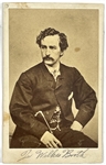 Collection of Six Photographs of Abraham Lincoln, John Wilkes Booth and The Ford's Theatre – Incl. Meserve Print - Vintage Prints from the Lloyd Ostendorf Collection