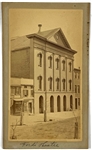 Collection of Six Photographs of Abraham Lincoln, John Wilkes Booth and The Ford's Theatre – Incl. Meserve Print - Vintage Prints from the Lloyd Ostendorf Collection