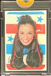 Rare 1969 Topps “Room 222” #5 Color Test Blank Backed Still Sealed with “Topps Vault” Sticker and Hologram and Hologram – Karen Valentine as Alice Johnson