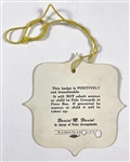 1933 World Series Press Pass Badge, BWA Letter and Envelope for New York Giants vs. Washington Senators at the Polo Grounds – Games 1 and 2 – Plus Other Press Ephemera
