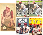 Pete Rose Memorabilia Collection of 28 Items with Signed <em>Sports Illustrated</em> and Signed Baseball