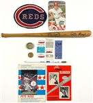 Pete Rose Memorabilia Collection of 28 Items with Signed <em>Sports Illustrated</em> and Signed Baseball