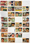 1956 Topps Baseball Complete Set (340) with Eight PSA Graded Incl. Mantle, Mathews