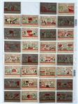 1956 Topps Baseball Complete Set (340) with Eight PSA Graded Incl. Mantle, Mathews