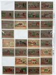 1956 Topps Baseball Complete Set (340) with Eight PSA Graded Incl. Mantle, Mathews