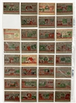 1956 Topps Baseball Complete Set (340) with Eight PSA Graded Incl. Mantle, Mathews