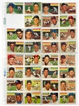 1956 Topps Baseball Complete Set (340) with Eight PSA Graded Incl. Mantle, Mathews