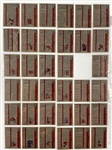 1957 Topps Baseball Complete Set (407) with 10 PSA Graded Incl. Mantle, Yankee Sluggers, Koufax and Others