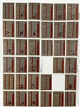 1957 Topps Baseball Complete Set (407) with 10 PSA Graded Incl. Mantle, Yankee Sluggers, Koufax and Others