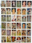 1957 Topps Baseball Complete Set (407) with 10 PSA Graded Incl. Mantle, Yankee Sluggers, Koufax and Others