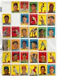 1958 Topps Baseball Complete Set (494) with Four PSA Graded Incl. Mantle, Maris, T. Williams All-Star and  Mantle/Aaron