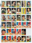 1961 Topps Baseball Complete Set (587) with Six PSA Graded Incl. Mantle, Mantle AS, Koufax and Others