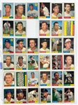 1961 Topps Baseball Complete Set (587) with Six PSA Graded Incl. Mantle, Mantle AS, Koufax and Others