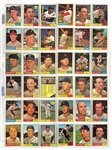 1961 Topps Baseball Complete Set (587) with Six PSA Graded Incl. Mantle, Mantle AS, Koufax and Others