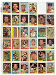 1961 Topps Baseball Complete Set (587) with Six PSA Graded Incl. Mantle, Mantle AS, Koufax and Others