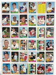 1965 Topps Baseball Complete Set (598) with PSA EX-MT 6 Mantle and NM 7 Hunter Rookie