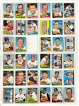 1965 Topps Baseball Complete Set (598) with PSA EX-MT 6 Mantle and NM 7 Hunter Rookie