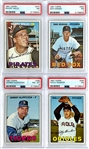 HIGH GRADE 1967 Topps Baseball Complete Set (609) with 16 PSA Graded Incl. Mantle, Mays, Aaron, Rose, Seaver Rookie, Carew Rookie and Others