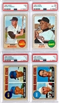 1968 Topps Baseball Complete Set (598) with PSA Graded Mantle, Mays, Ryan Rookie and Bench Rookie