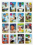 1969 Topps Baseball Complete Set (664) with PSA EX-MT 6 Mantle (Yellow Letter)