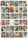 1969 Topps Baseball Complete Set (664) with PSA EX-MT 6 Mantle (Yellow Letter)