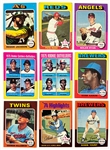 1975 Topps Baseball Complete Set (660) with PSA NM 7 #228 George Brett