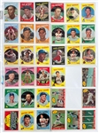 1959 Topps Baseball Complete Set (572) with Eight PSA Graded Incl. Mantle, Mantle AS, Mays and Others 