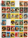 1959 Topps Baseball Complete Set (572) with Eight PSA Graded Incl. Mantle, Mantle AS, Mays and Others 