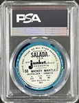 1963 Salada Coins Partial Set (37/63) with High Grade PSA EX-MT 6 #56 Mantle