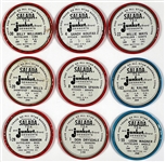 1963 Salada Coins Partial Set (37/63) with High Grade PSA EX-MT 6 #56 Mantle
