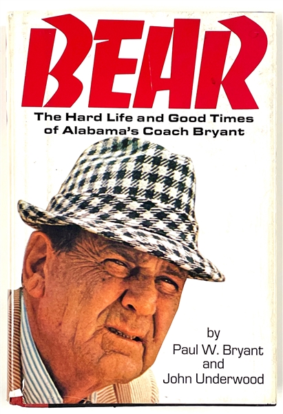 Bear Bryant Signed Autobiography <em>Bear</em> and John Forney Signed Autobiography (Legendary Alabama Announcer)