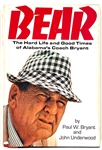 Bear Bryant Signed Autobiography <em>Bear</em> and John Forney Signed Autobiography (Legendary Alabama Announcer)