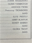 1953 “Annual Minstrel” Talent Show Program at Humes High School with Elvis Presley – One of the Earliest Known Examples of an Elvis Program