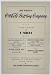 1953 “Annual Minstrel” Talent Show Program at Humes High School with Elvis Presley – One of the Earliest Known Examples of an Elvis Program