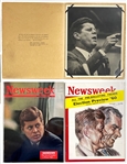 Extensive President John F. Kennedy Collection Including “J.F.K. & Rocking Chair” Toy in Box, Photos and Inaugural Ephemera (18 Pieces)
