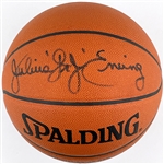 Julius “Dr. J” Irving Signed Spalding Official NBA Leather Basketball