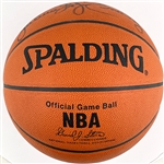 Julius “Dr. J” Irving Signed Spalding Official NBA Leather Basketball