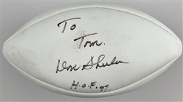 Football Hall of Famers Signed Wilson Footballs with Bo Jackson, Don Shula, Kurt Warner, Buck Buchanan and Deacon Jones