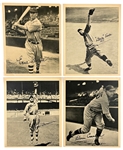 1934 R310 Butterfinger Premiums Collection of Five with Leo Durocher, Earl Averill and Dazzy Vance