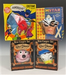 Group of Four 1950's and 1960's Ben Cooper and Halco Halloween Costumes in Original Boxes – Mickey Mouse, Donald Duck, Superman and The Lone Ranger